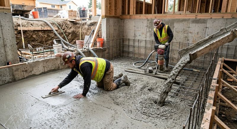 Basement Concrete Pouring in Minot, ND