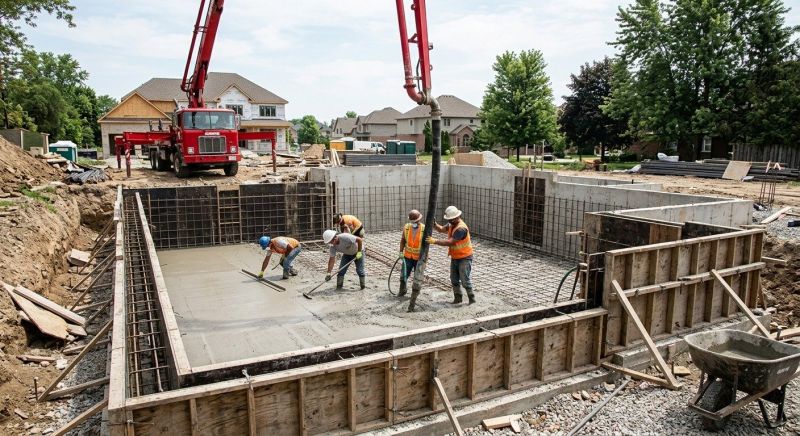 Basement Concrete Pouring in Minot, ND