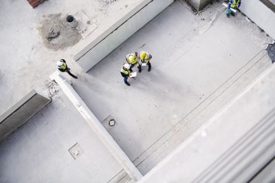 Commercial Slab Construction in Minot Afb, ND