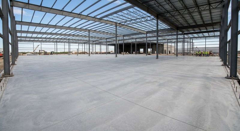 Commercial Slab Installation in Minot, ND