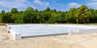 Commercial Slab Installation in Minot, ND