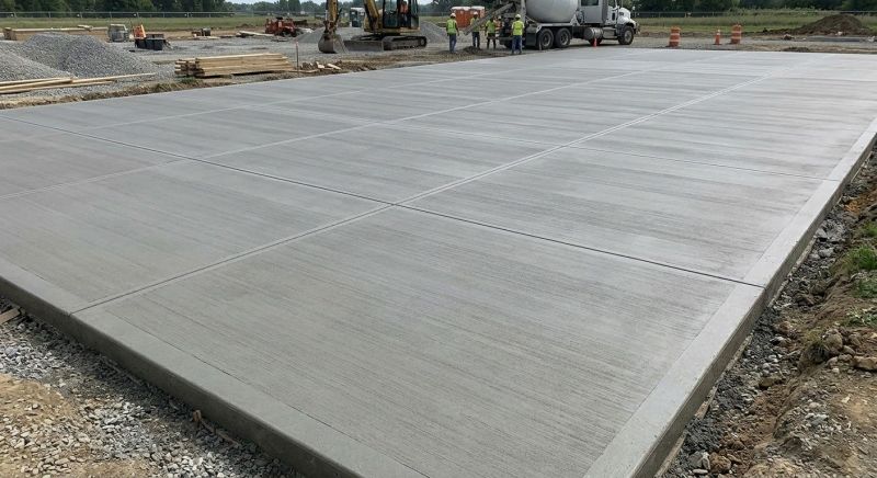 Commercial Slab Installation in Surrey, ND
