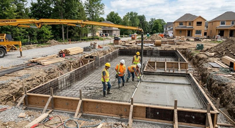 Concrete Foundation Installation in Minot, ND