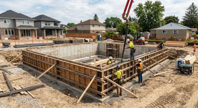 Foundation Construction in Minot, ND