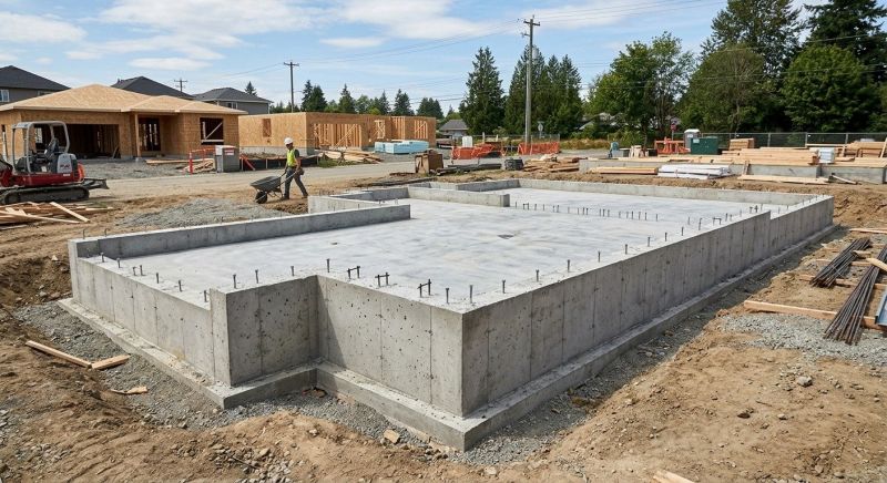 Foundation Construction in Minot Afb, ND