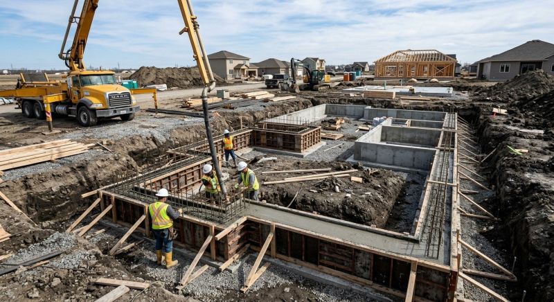 Home Foundation Installation in Surrey, ND