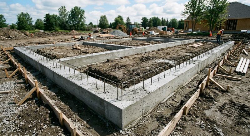 House Footing Construction in Minot, ND
